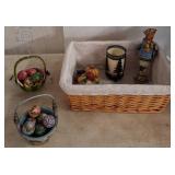 Decorative Figurines and Baskets