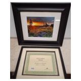 Framed Sunset Print With Additional Frame