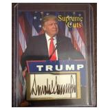 Supreme Cuts Trump Facsimile Autograph Card