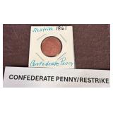 1861 Confederate Penny Restrike