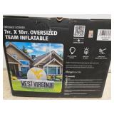 West Virginia 7x10 Oversized Team Inflatable
