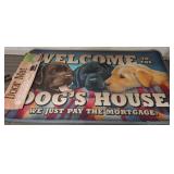 Indoor/Outdoor Dog-Themed Polyester Door Mat
