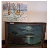 Two Framed and Signed Landscape Paintings w3