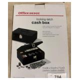 Office Depot Locking-Latch Cash Box