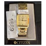 Citizen Quartz Gold-Tone Watch With Bracelet