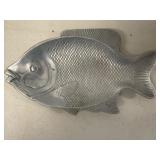 Cast Metal Fish-Shaped Serving Dish