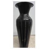 Black Ceramic Vase by Elegant Expressions