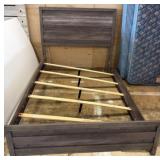 Queen-Size Wooden Bed Frame, No Hardware