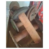 Wood and Metal Textile Mill Bobbins