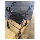 Guardian Rollator Walker With Seat and Brakes
