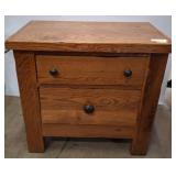 Vaughan Bassett Two-Drawer Wood Nightstand