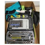 Tool Set Including Socket Set and Funnel