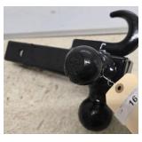 Three Hitch Ball Mount with Tow Hook