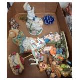 Ceramic Figurines and Glass Items