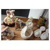 Ceramic Figurines and Decor Pieces