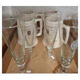 Glass Pilsner and Ceramic Stein Collection