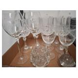 Glass Stemware and Decorative Pieces