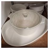 White Ceramic Cookware and Bakeware Set