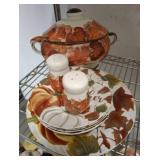 Royal Norfolk Fall-Themed Serveware Set