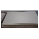 Wooden Display Shelves, White Finish