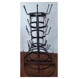 Metal Rack with Multiple Hooks