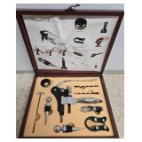 IMounTEK Wine Opener Set in Wooden Case