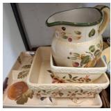 Ceramic Dishes by Pamela Gladding, La Toscana