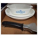 Corning Ware Dish Set with Scraper Handle
