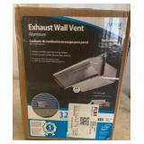 Exhaust Wall Vent Aluminum 5 in. Tail Length