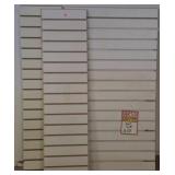 Three Slat Wall Display Panels