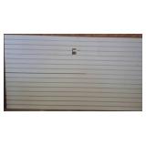 White Slat Wall Display Panel, 90x42