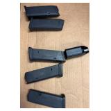 5 Various 9mm Glock-Type Magazines