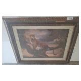Framed Leopard Print Artwork, 34ï¿½28