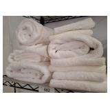 White Bath Towels on Shelving