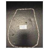Sterling Silver Italian Figaro Chain Necklace