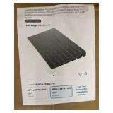 VEVOR Rubber Threshold Ramp, 4-Inch Rise