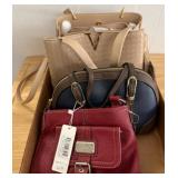 Three Handbags with Tags