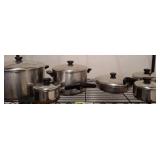Revere Ware Stainless Steel Cookware Set