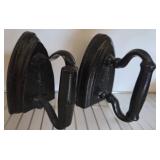 Cast Iron Sad Irons with Handles