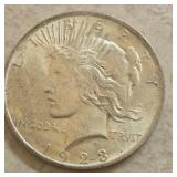 1923 Peace Silver Dollar Coin