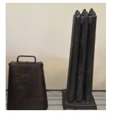 Metal Cow Bell and Metal Candle Mold