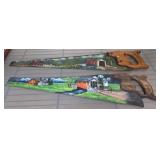 Hand-Painted Decorative Handsaws