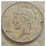 1923 U.S. Peace Silver Dollar Coin