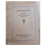 Plymouth Master Maintenance Manual