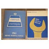 Two Chrysler Imperial Service Manuals
