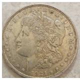 1921 Morgan Silver Dollar Coin