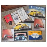 Vintage Automotive Brochures and Manuals Lot