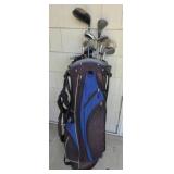 Golf Club Set With Mixed Brands and Bag