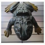Cast Iron Frog-Form Figurine