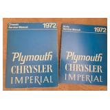 1972 Plymouth Chrysler Imperial Manuals